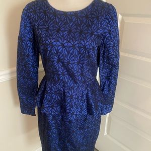 Antonio Melani dressy dress with ruffled around the waist.